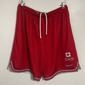 Rare Nike Team Canada Basketball Shorts